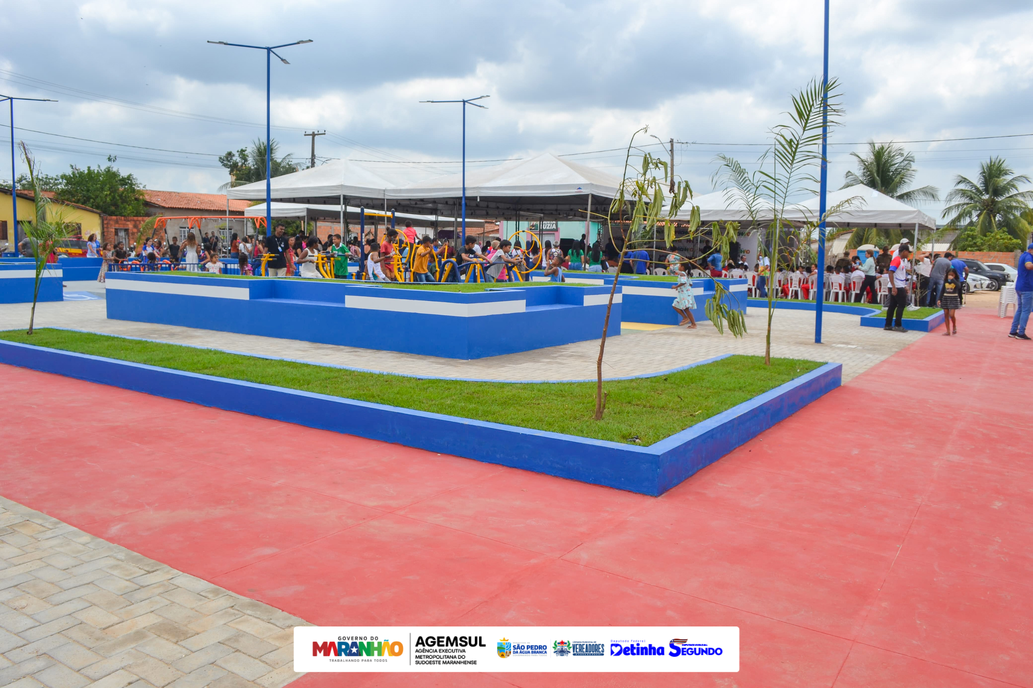 São Pedro da Água Branca vive dia histórico com inaugurações e novos investimentos no bairro Ha...