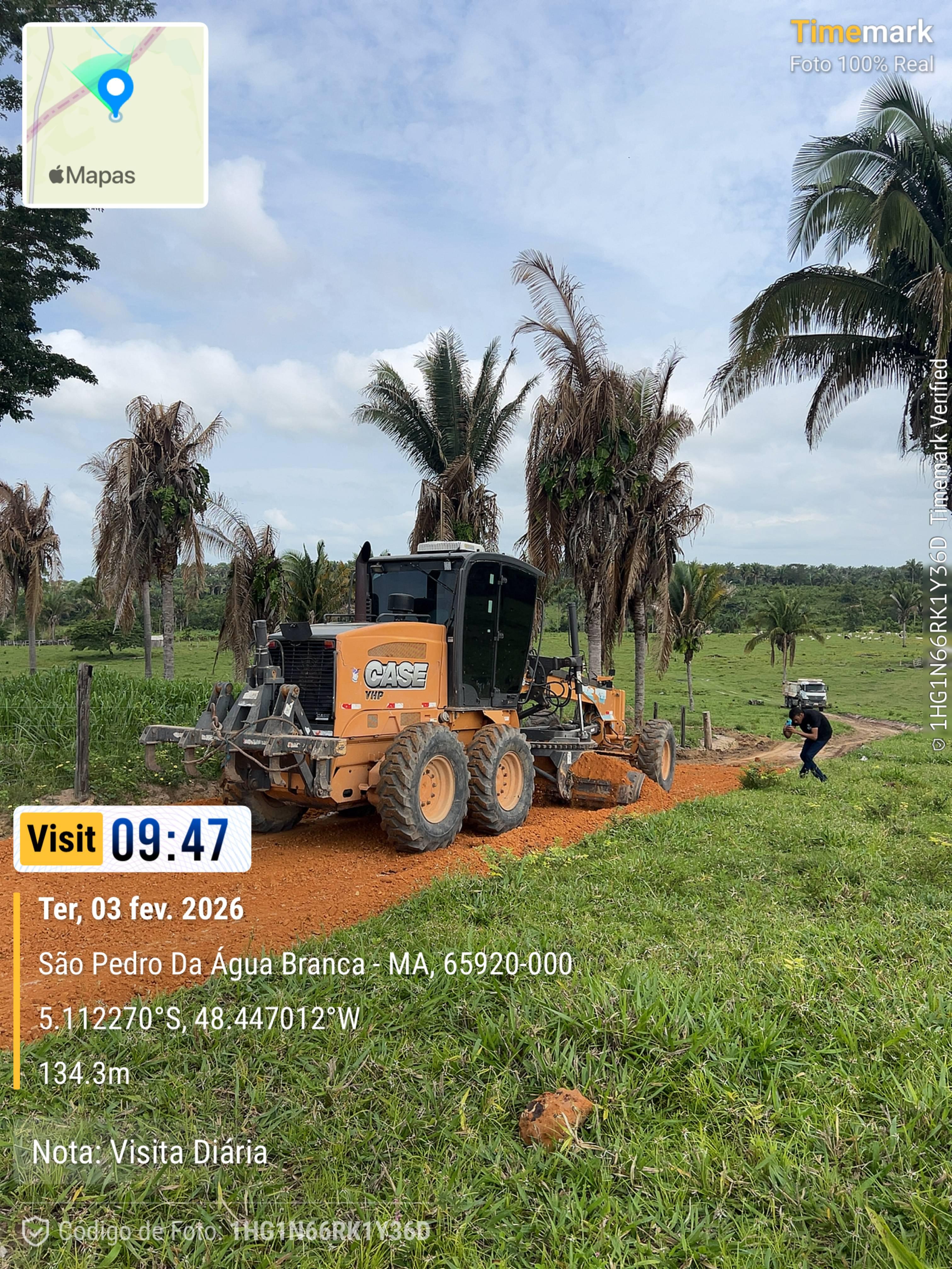 Prefeitura intensifica recuperação de vicinais em toda a zona rural